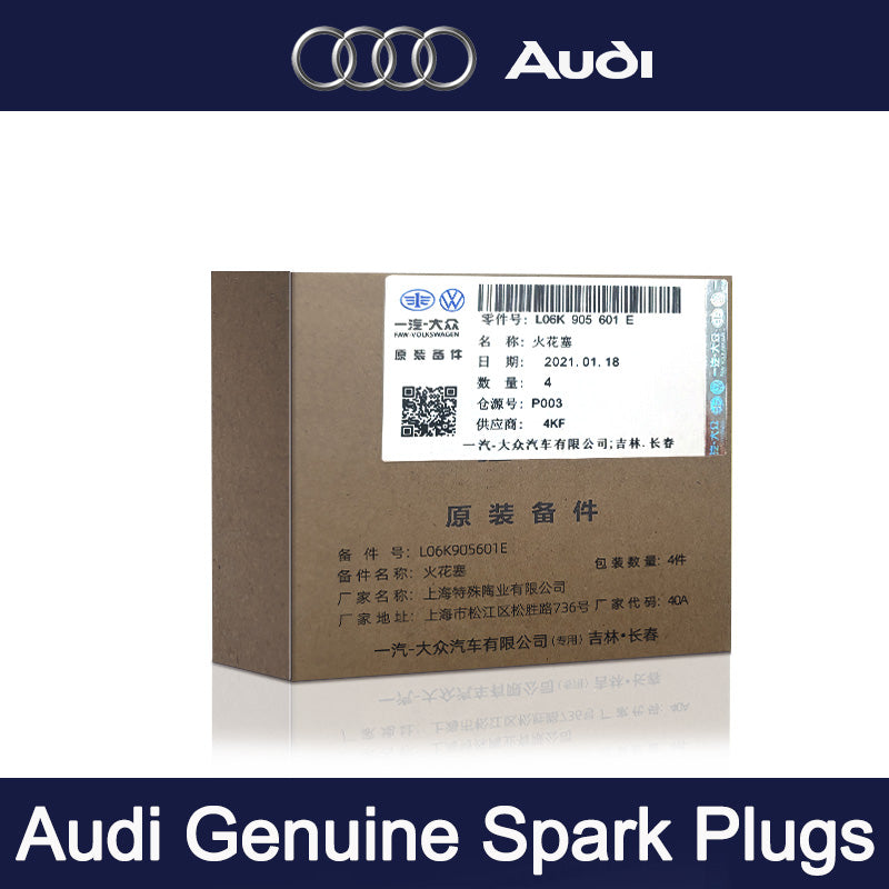 Genuine Audi spark plugs For VW Polo/Santana/Touareg For Audi A1 A2 A3 A4 A5 A6 A7 101 000 033AA/101 000 035 HJ/101 000 063 AA/101 905 601B/101 905 611 G/101 905 621 B/101 905 622/101 905 626/101 905 631 H